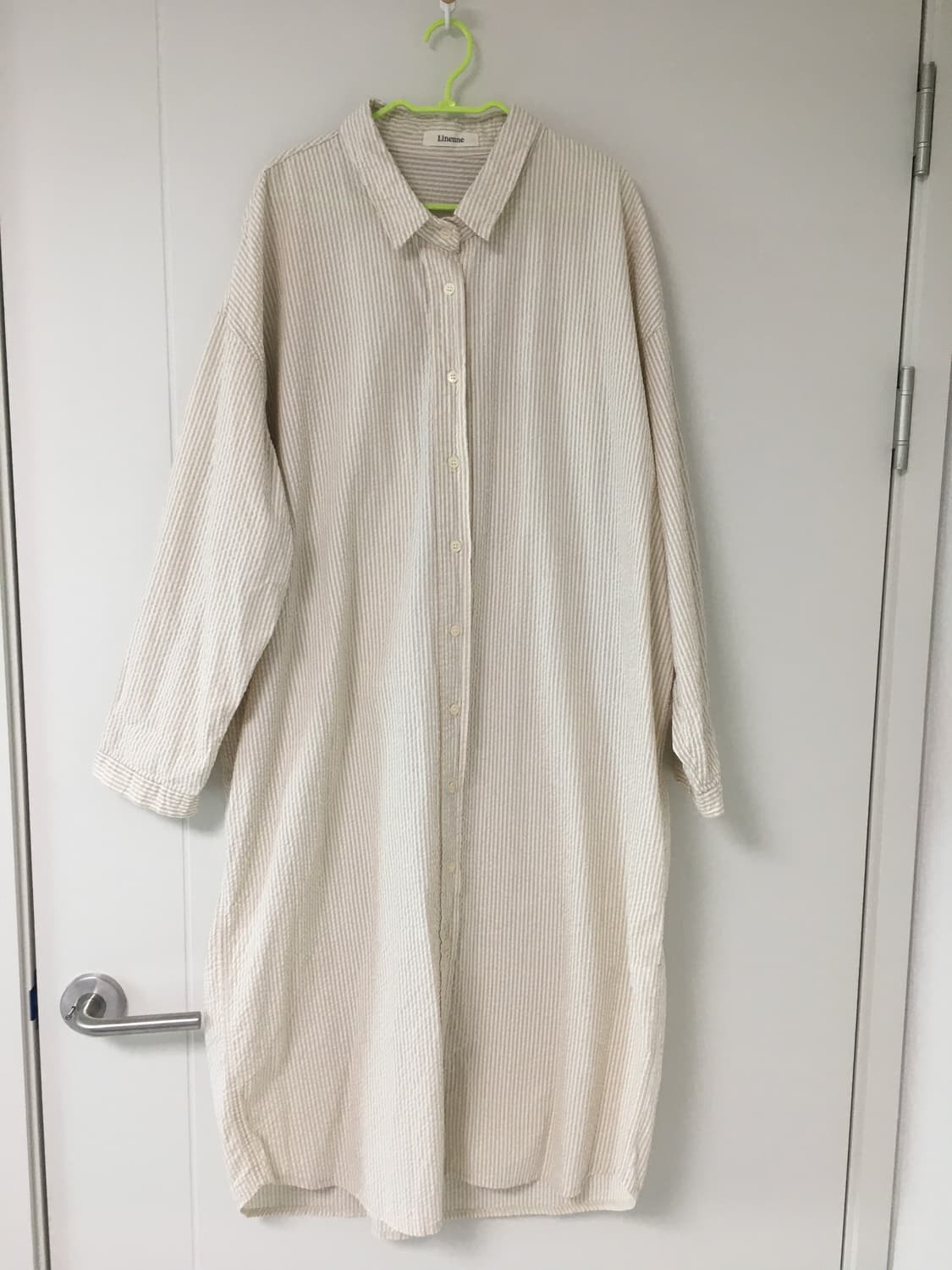 리넨느 bake stripe 셔츠원피스 상품이미지4