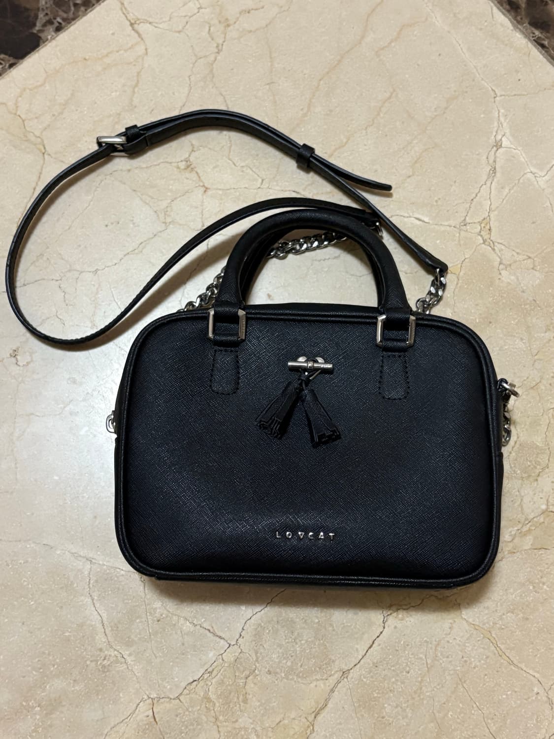러브캣 크로스백 블랙 상품이미지1