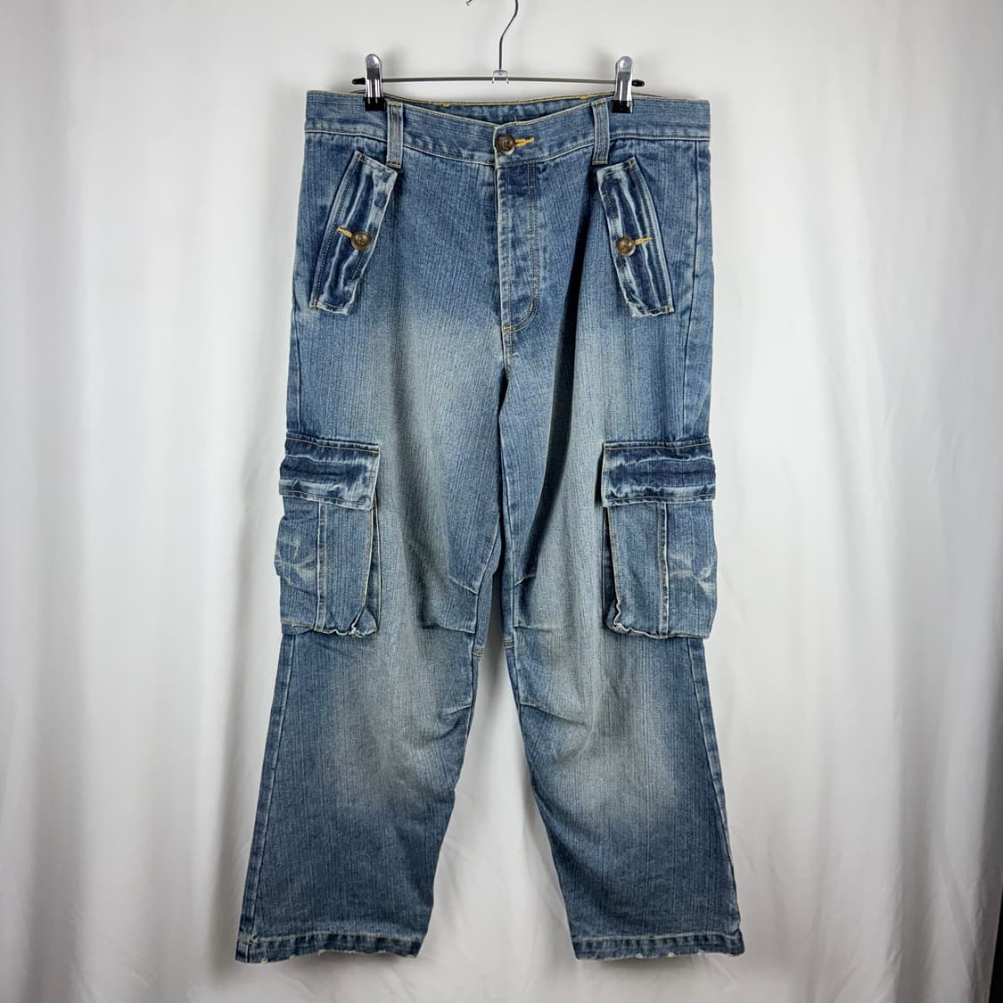 (F) 빈티지 카고 데님 팬츠 상품이미지2