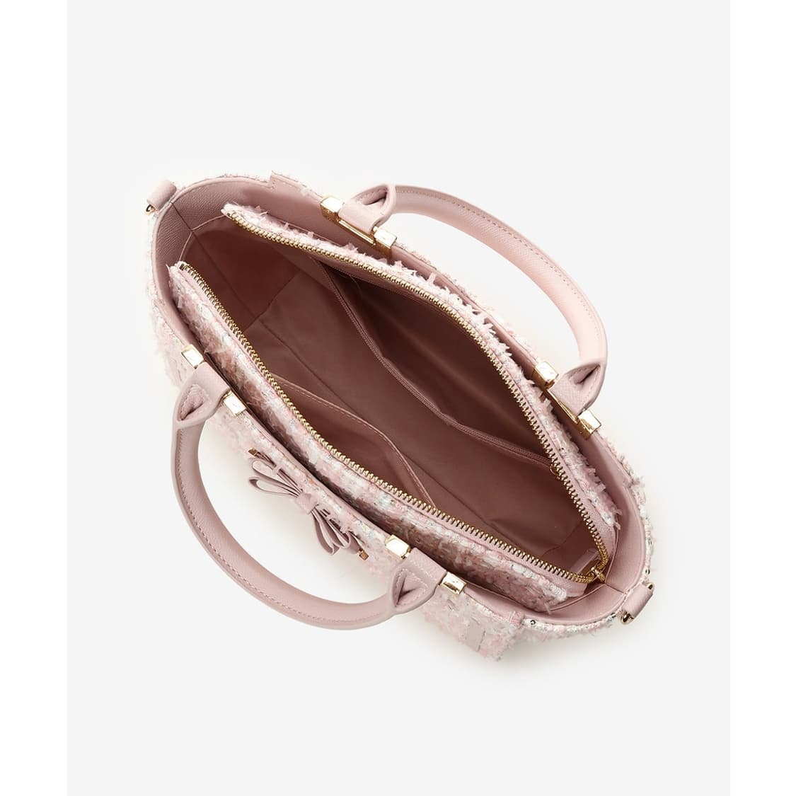 SAMANTHAVEGA 사만사베가 솔리드 리본 트위드 핸드백 가방 상품이미지7