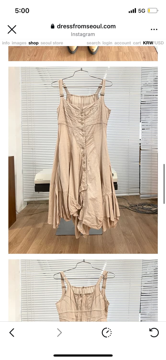 마리떼 프랑소와 저버 빈티지 드레스 상품이미지3