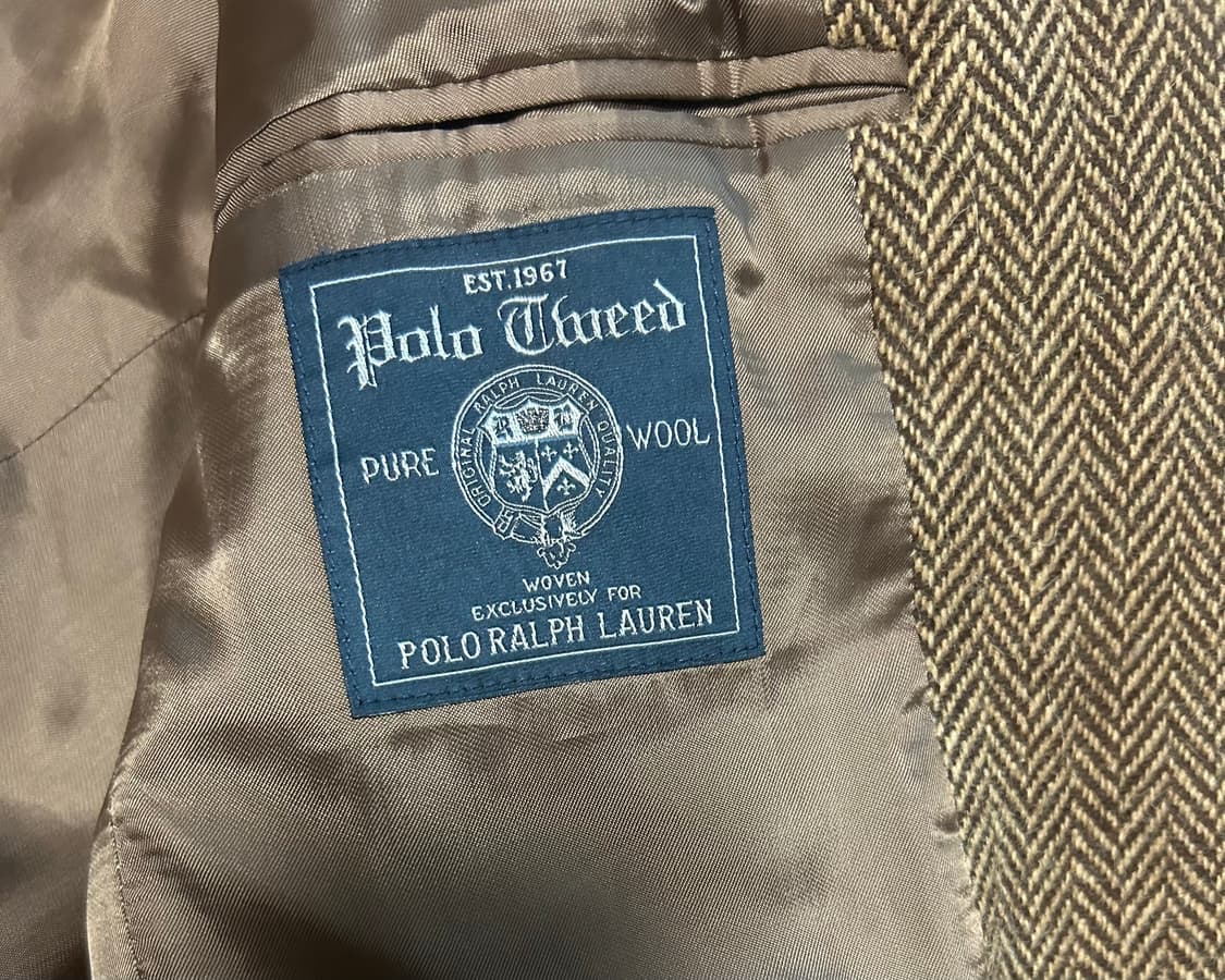 폴로 rl67 헤링본 자켓 40사이즈(qr o) 상품이미지7