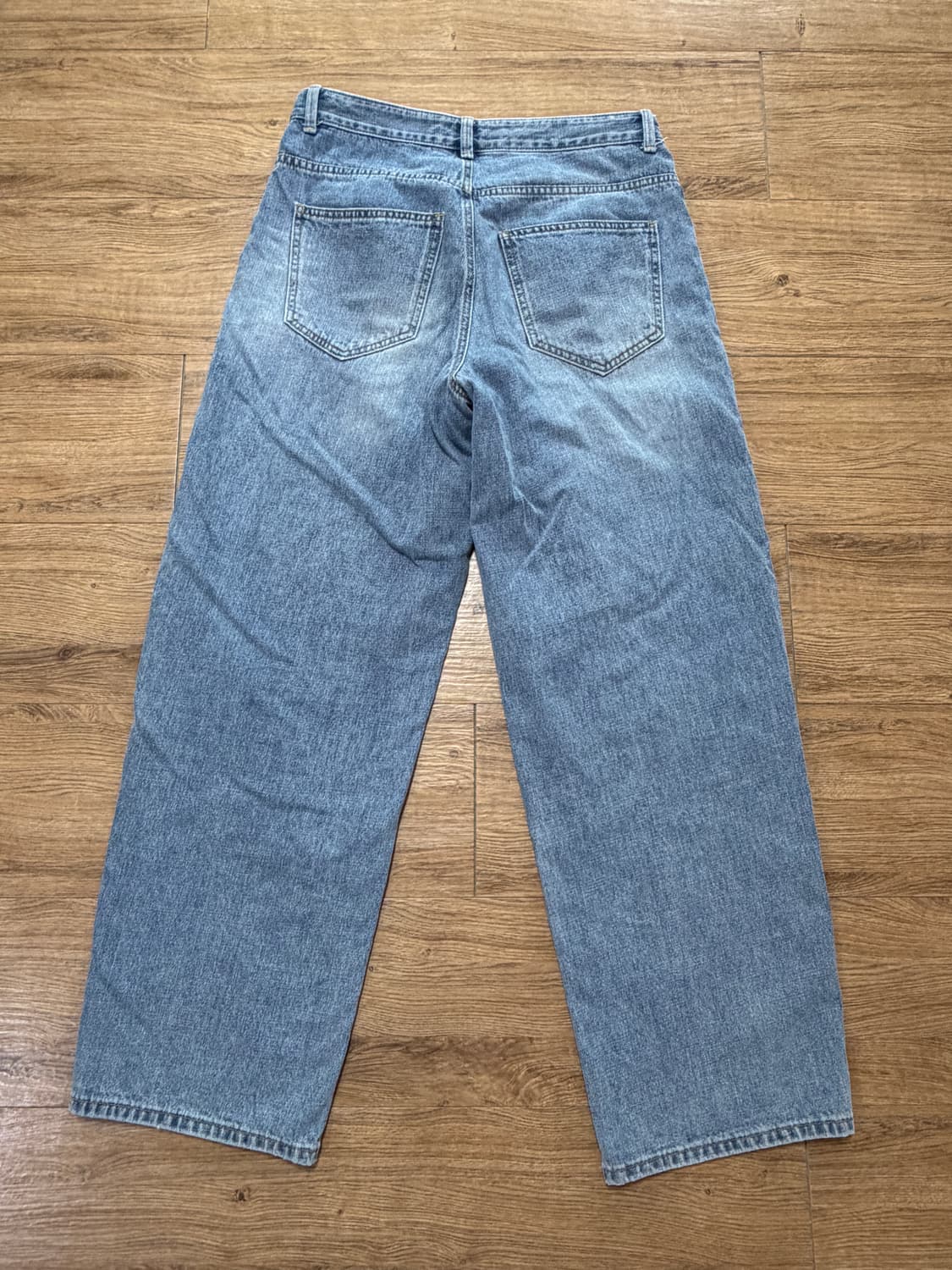 비이커 오리지널 세미오버핏 연청 데님 상품이미지2