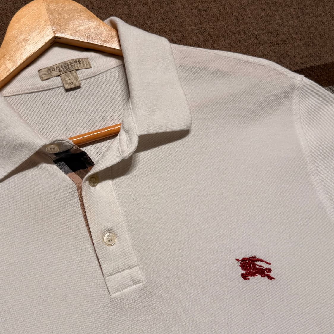 버버리 클래식 화이트 pk 반팔 L 터키제 상품이미지2