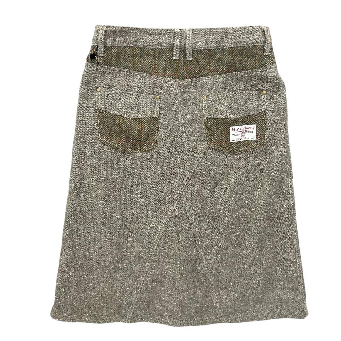 (28) 해리스 트위드 울 미디 스커트 상품이미지2