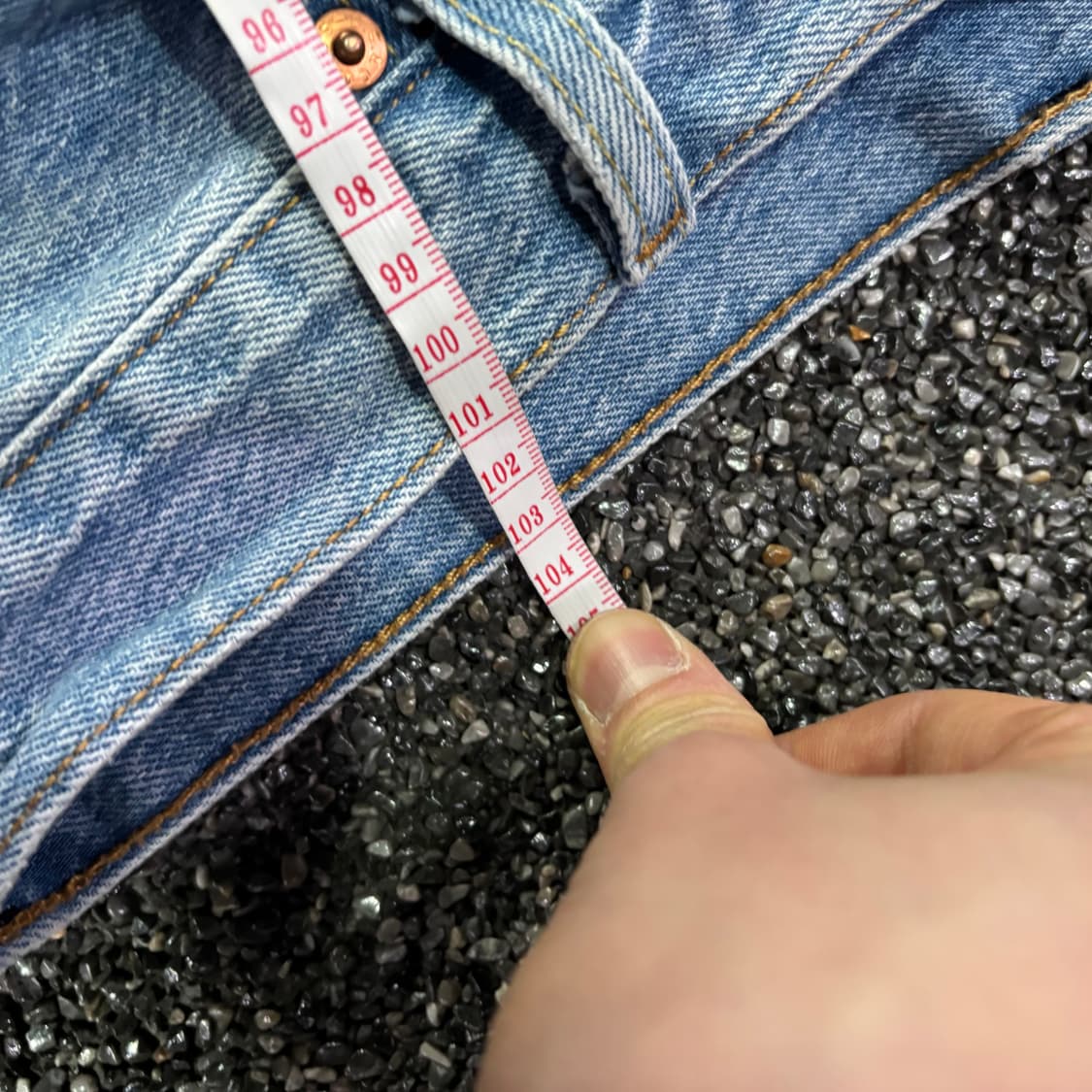 리바이스 501 연청 데님 팬츠 상품이미지4