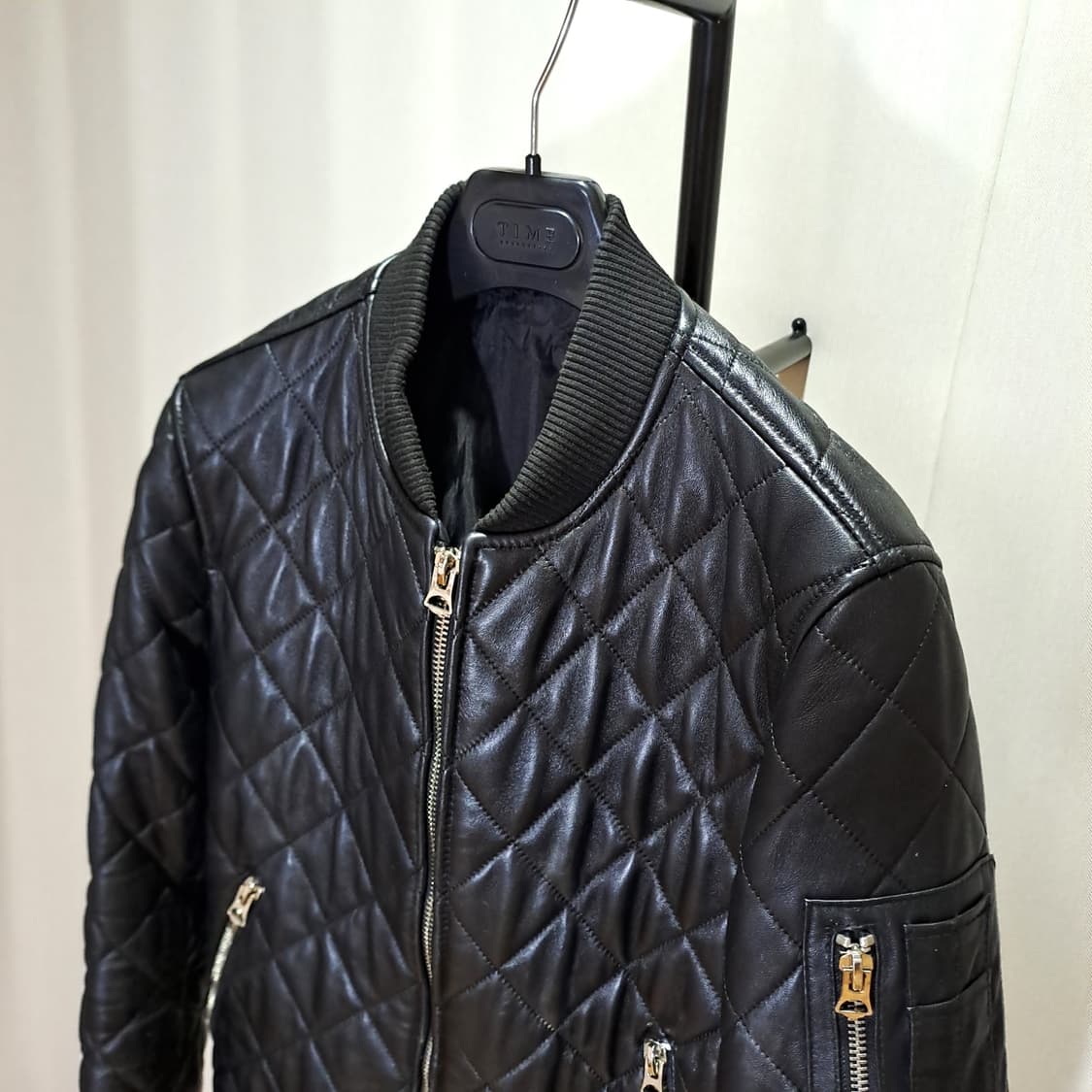 (택포) 양가죽 퀼팅 마원 자켓 95 B659 상품이미지3