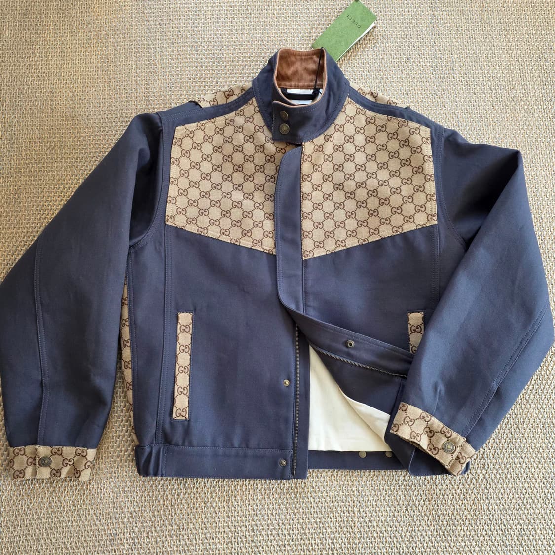 GUCCI 구찌 클래식 GG패턴 헤링턴 칸바스 워크자켓
 상품이미지10