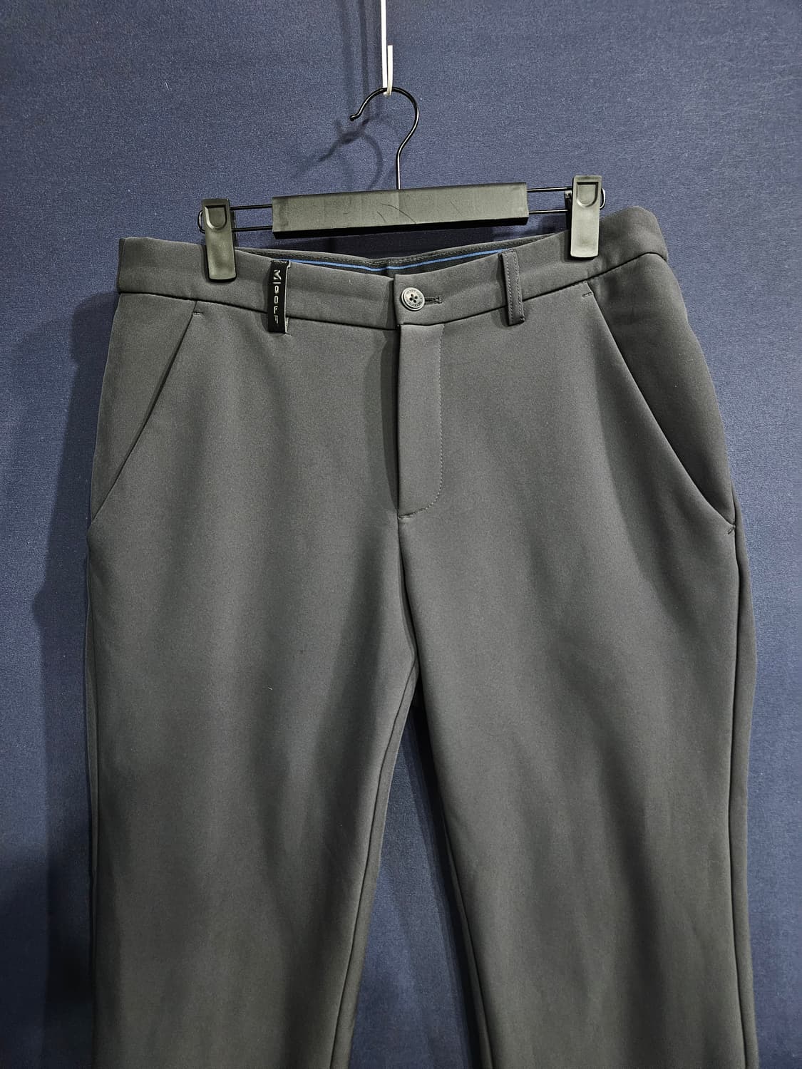 밀레골프 차콜 남성 슬림핏 허리 32 골프 기모팬츠  상품이미지7