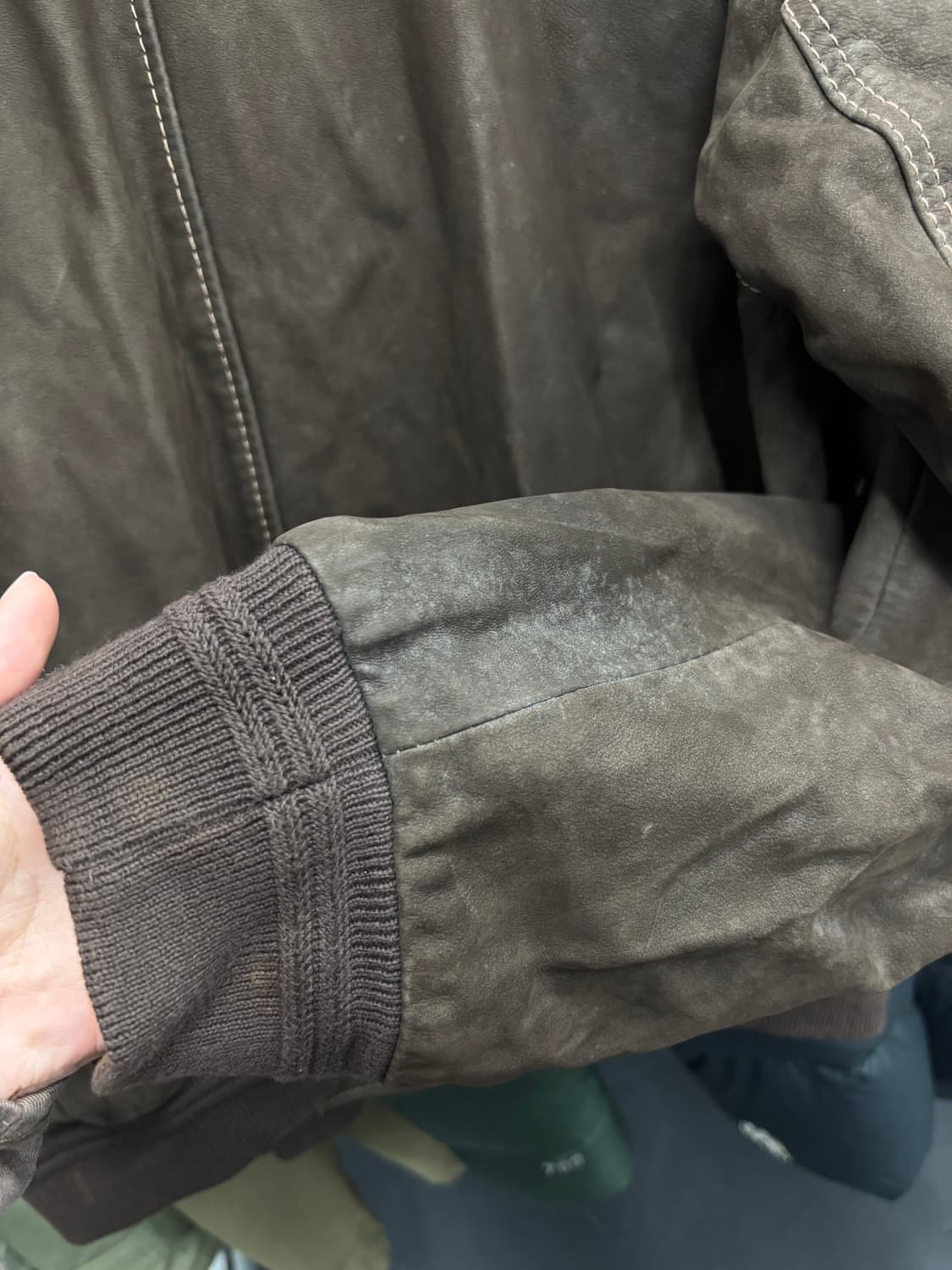 팀버랜드 제뉴인 레더 봄버 자켓 상품이미지10