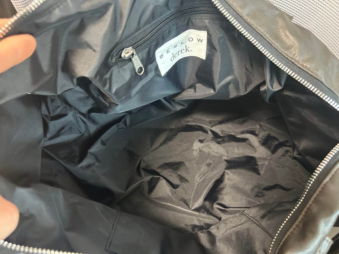 [비슬로우X데릭]BOWLING BAG DARK BROWN 상품이미지3