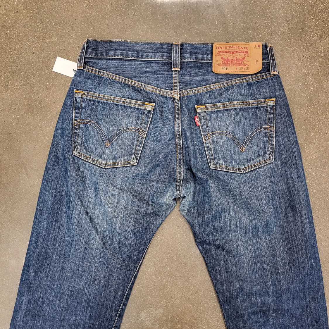 Levi's 오리지널 리바이스 501 빈티지 데님 청바지 상품이미지5