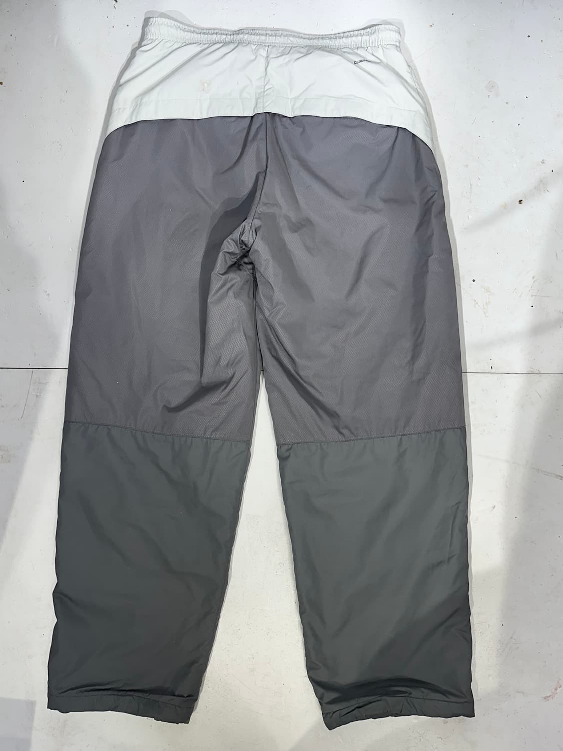 00s 나이키 차콜 화이트 와이드 트랙 팬츠 L 상품이미지5