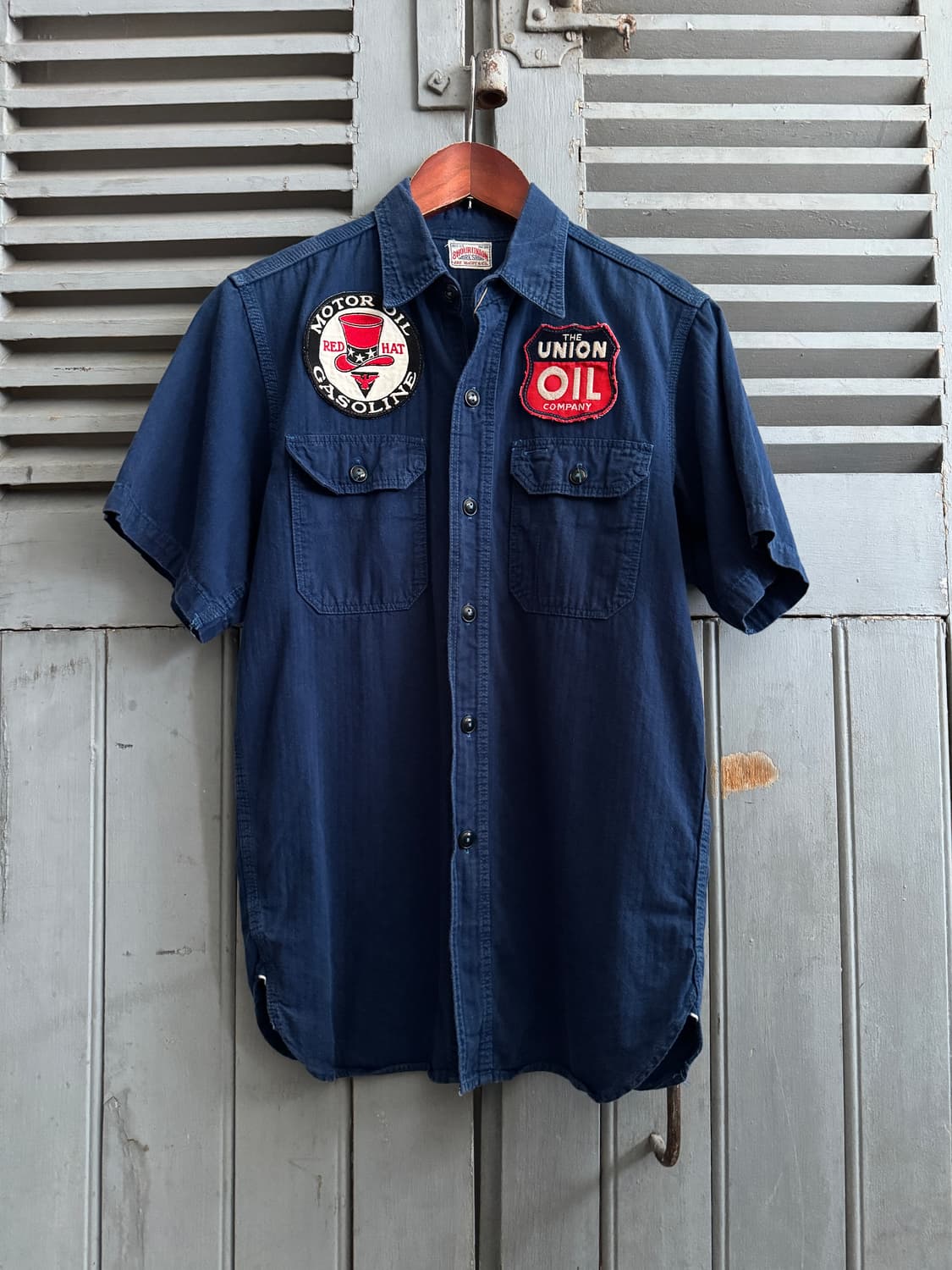 [S]조 맥코이 8HOUR UNION 헤링본 워크셔츠 상품이미지2