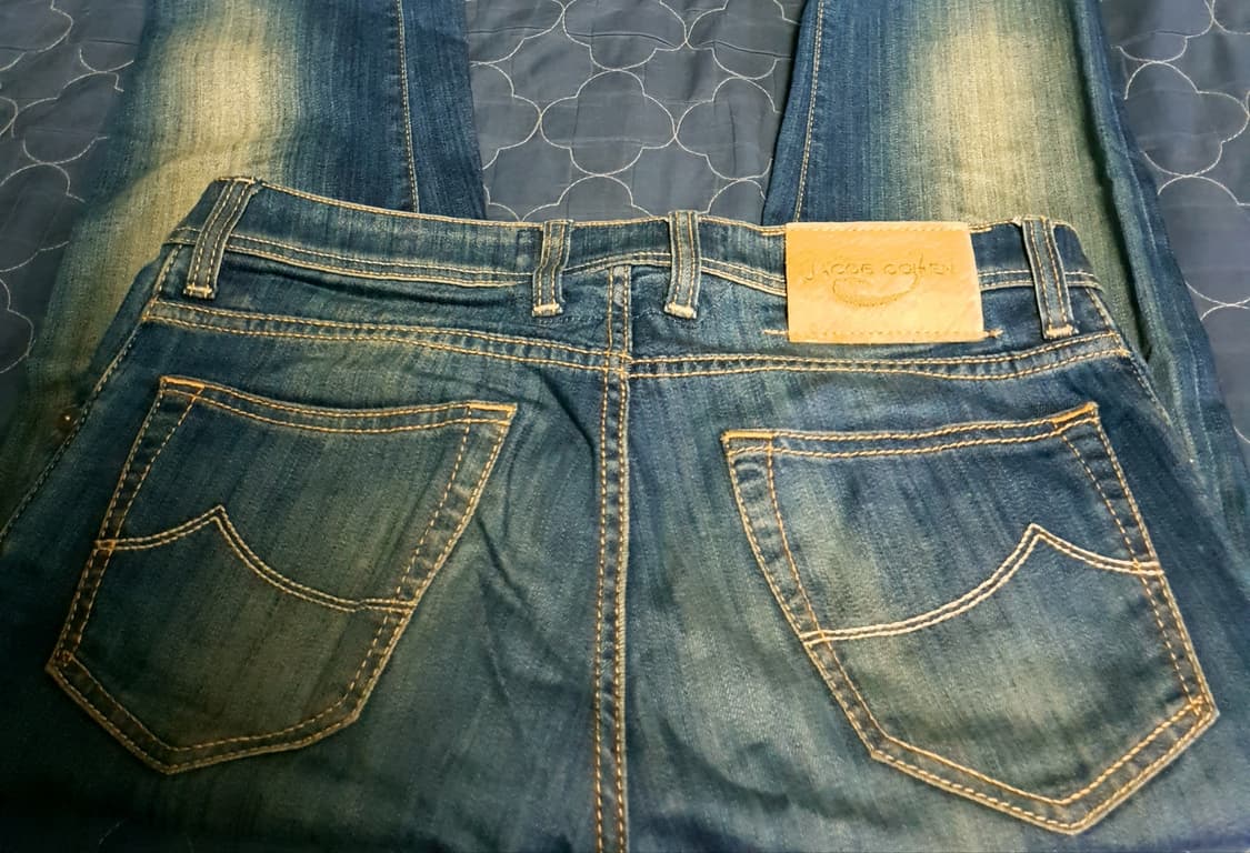 (이태리) 야콥코헨 622컴포트 테일러드 송치패치 데님진 미들블루(32) 상품이미지4