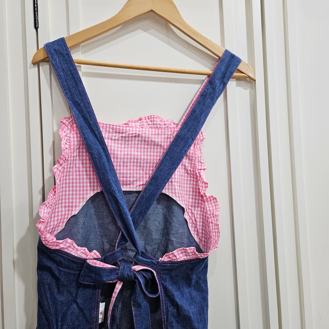 데님 프릴 앞치마 상품이미지6