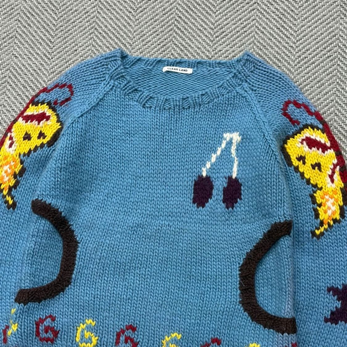 사슴 울 니트 스웨터 v1922 상품이미지3