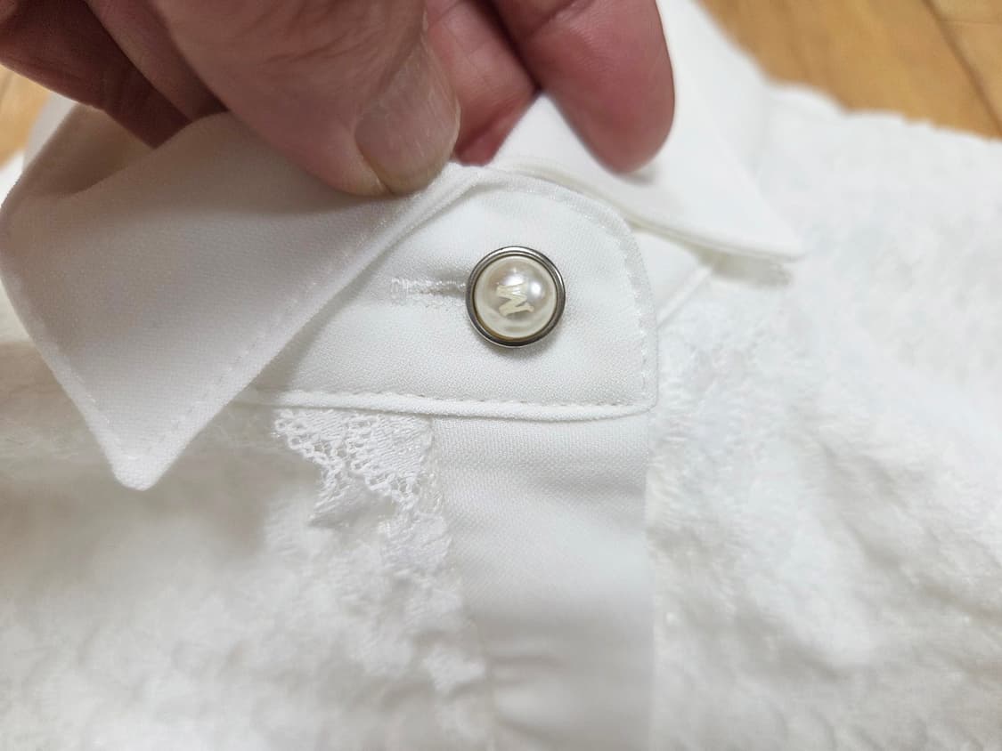 미샤(MICHAA) 아코디언 레이스블라우스 55 상품이미지3