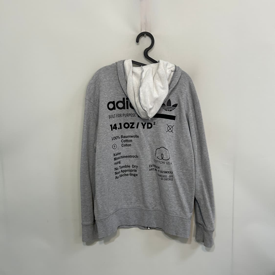 아디다스 남성 후드 집업 100 상품이미지3