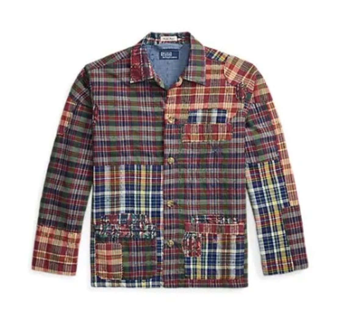 폴로 패치워크 마드라스 오버셔츠  상품이미지4