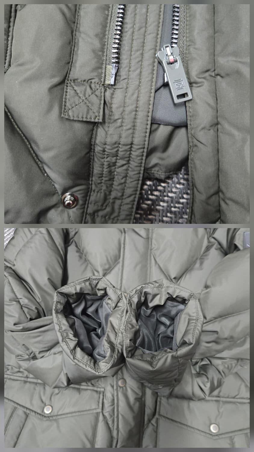 닥스골프 카키 구스다운 점퍼 상품이미지5