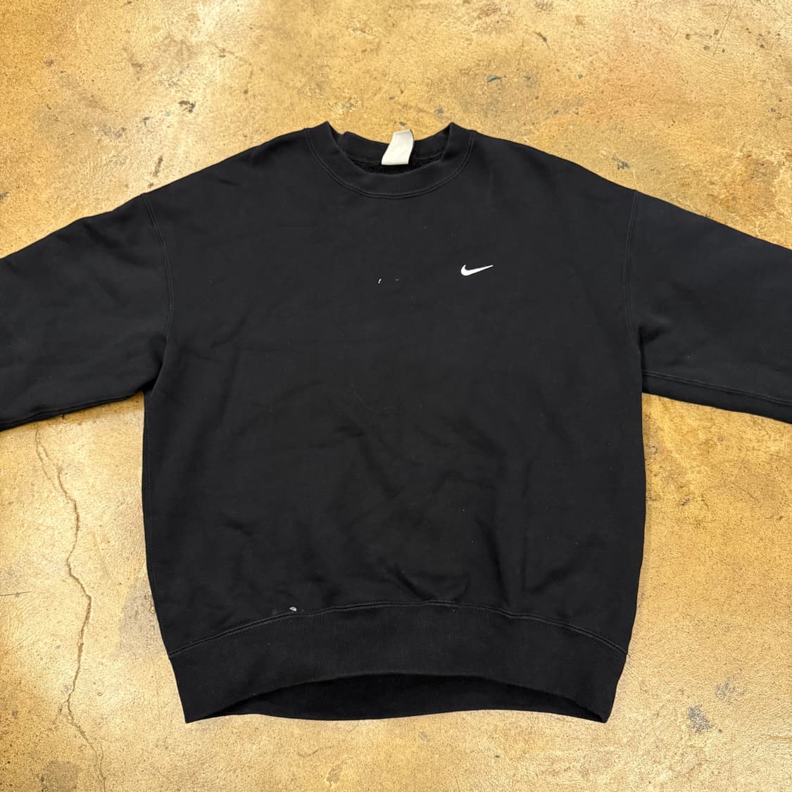 [정품/S,90] 나이키 Nrg 스우시 블랙 맨투맨 b10 상품이미지3