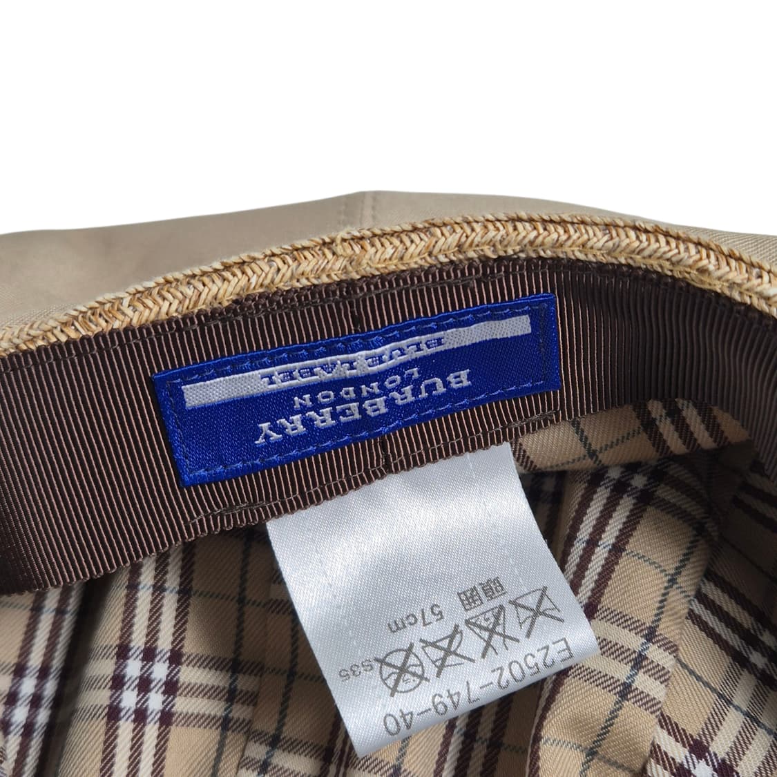 Burberry Blue Label) 버버리 블루라벨 노바체크 마린 캡 상품이미지7