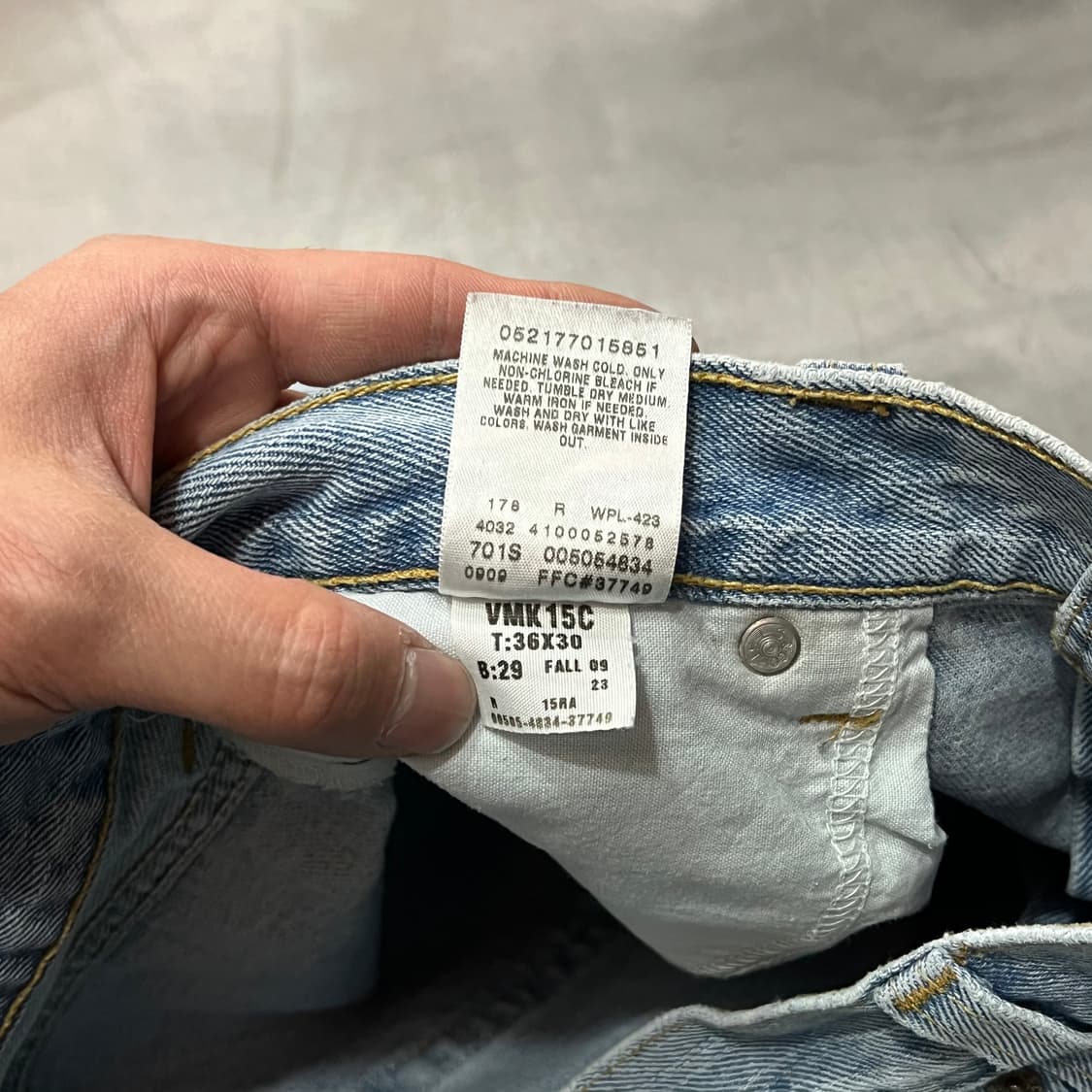  리바이스 505 데님팬츠 y15474 상품이미지8