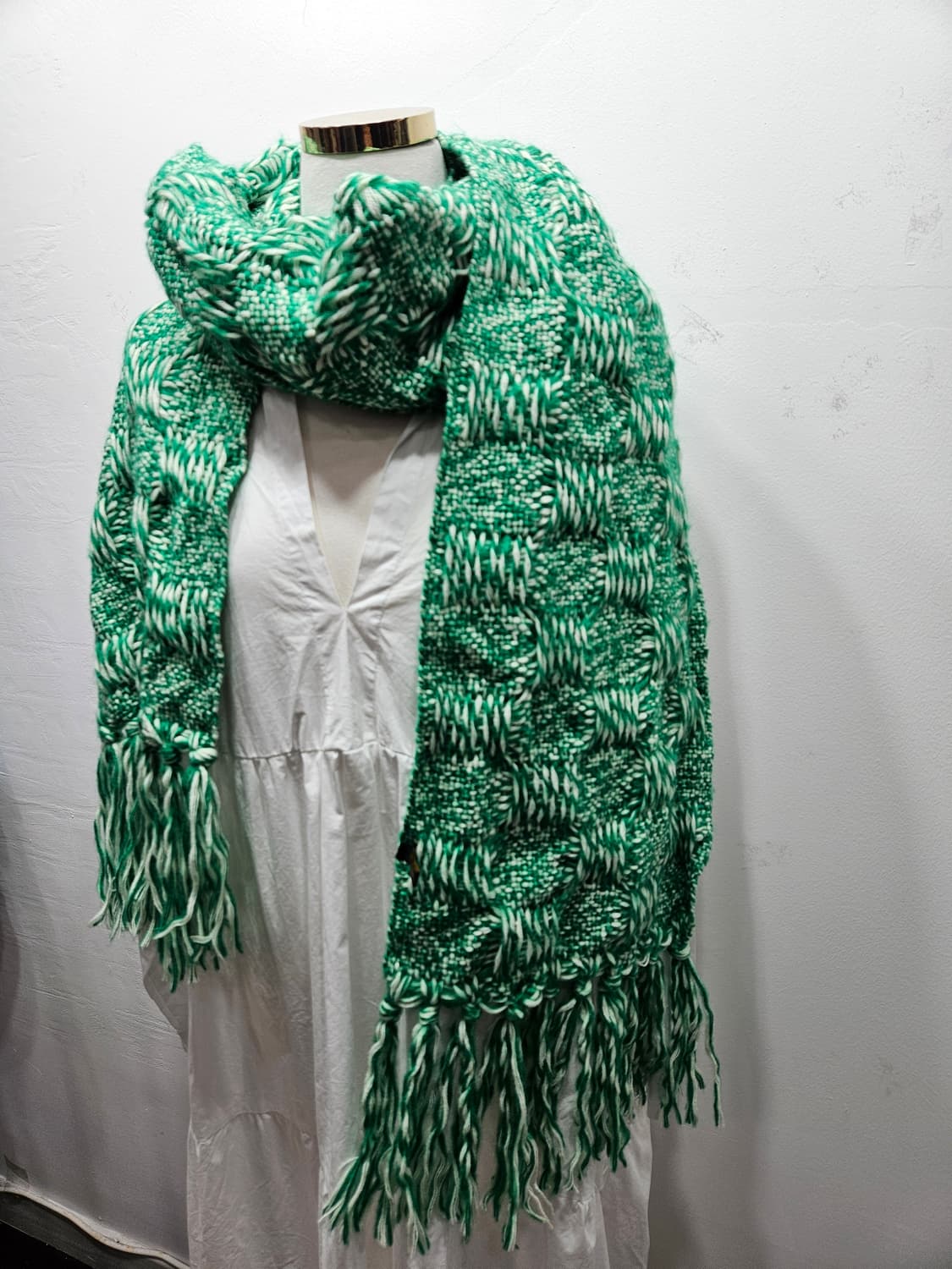 꽈배기 니트 머플러 상품이미지3