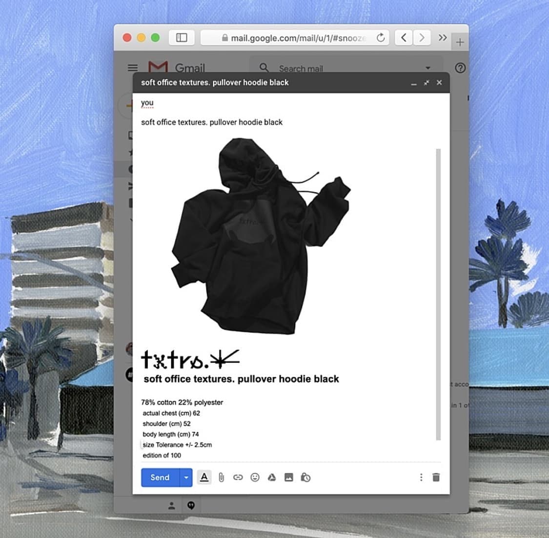 소프트오피스 머천다이즈 후드 상품이미지1