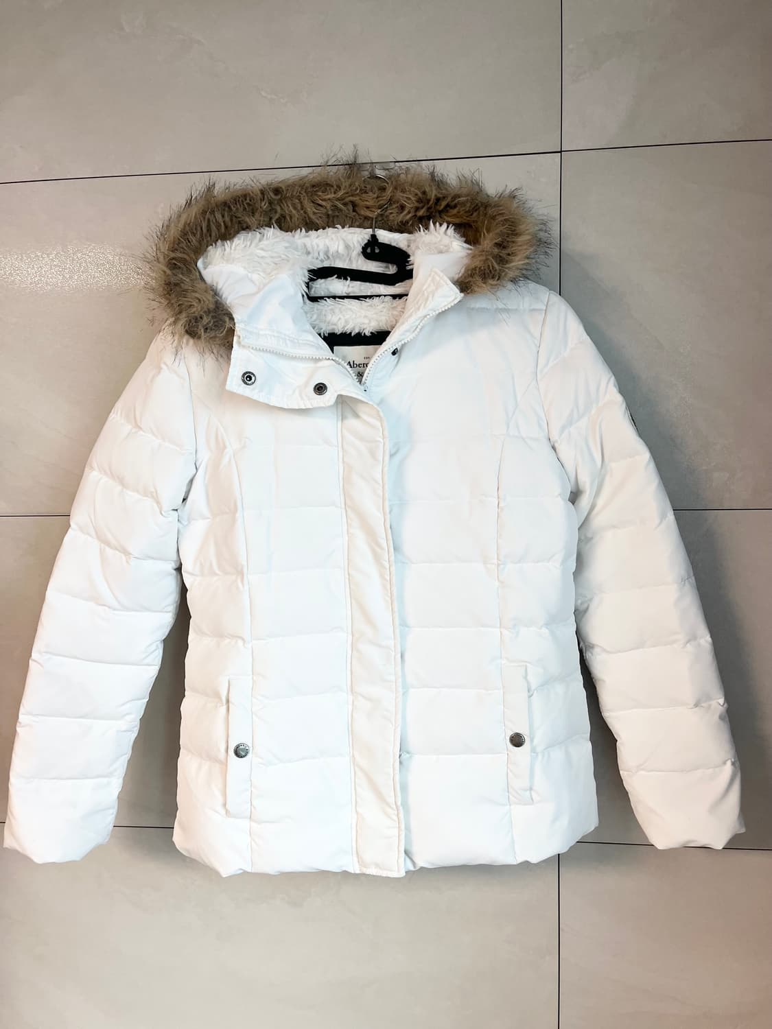 아베크롬비 울프죠 화이트 패딩 (M) 상품이미지3