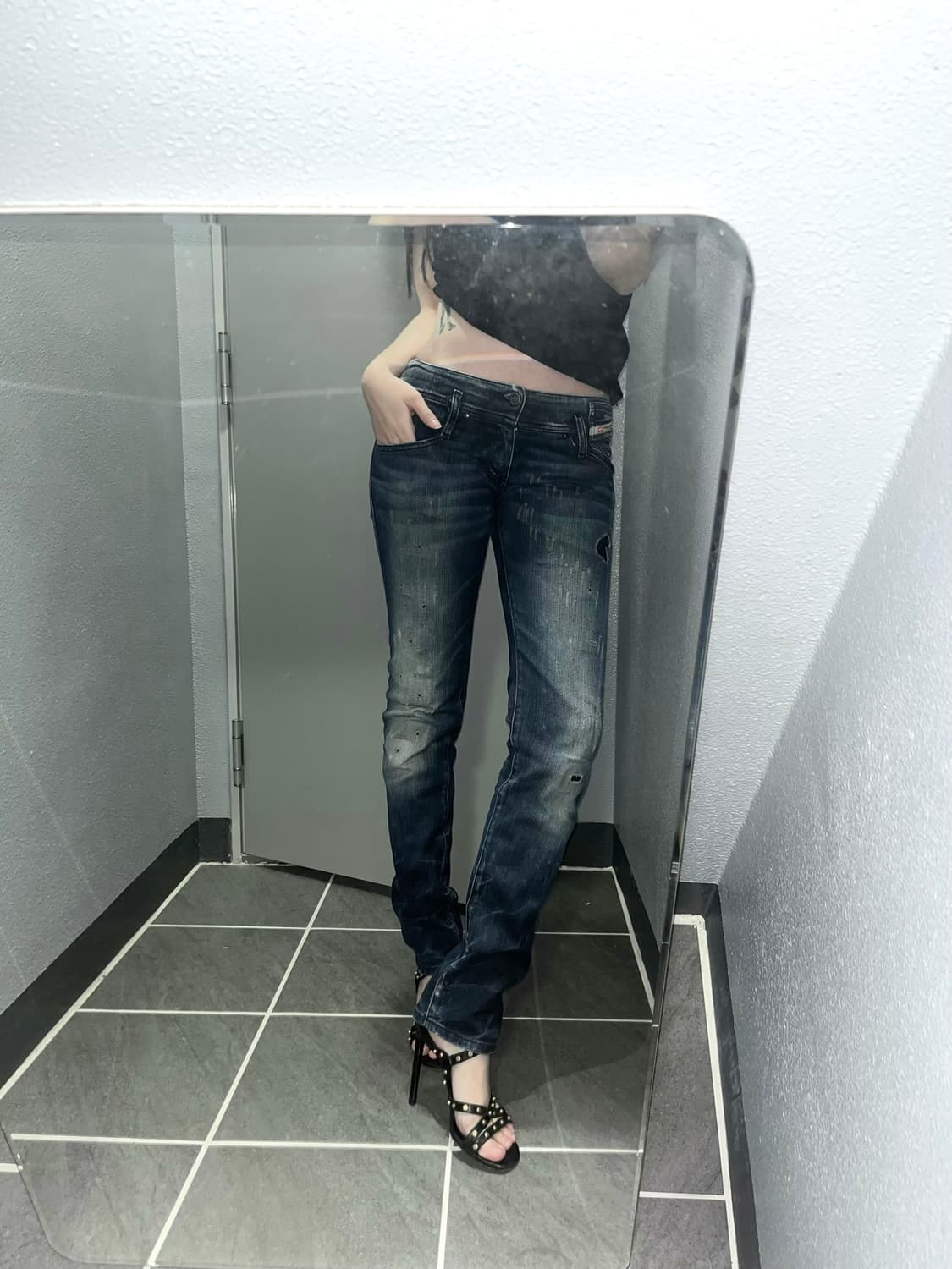 디젤 로우라이즈 스키니 상품이미지1