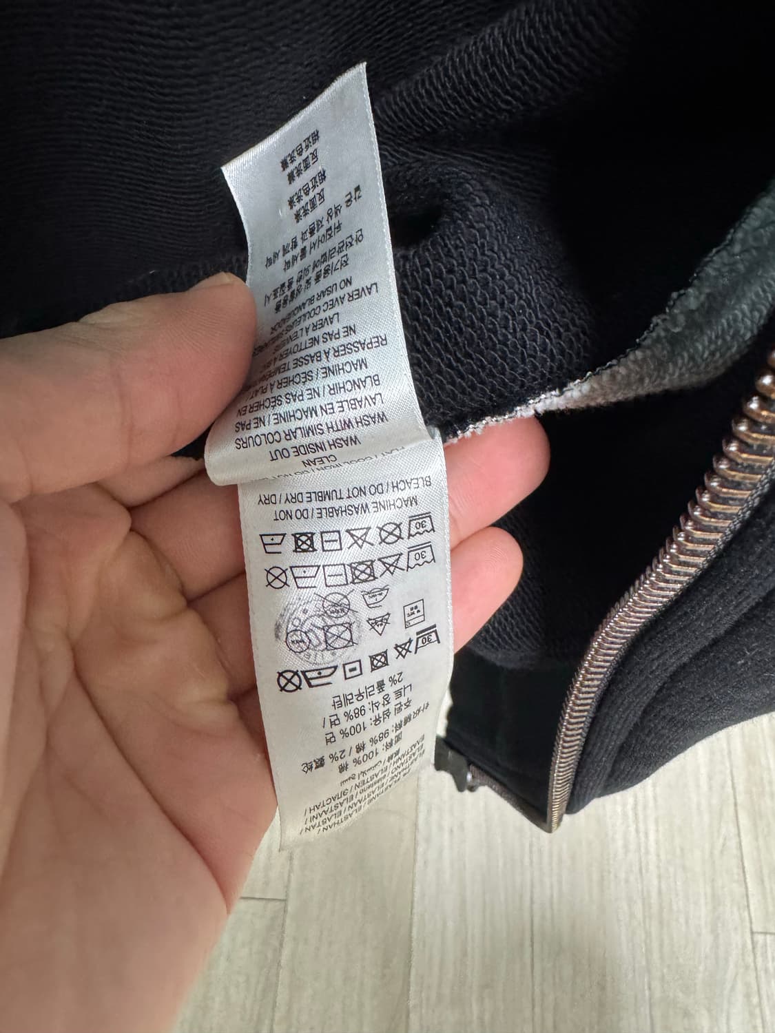 버버리 체크패널 후드집업 상품이미지4