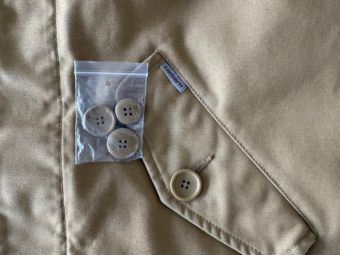 칼하트 해리스 트렌치 코트 M 베이지 상품이미지7