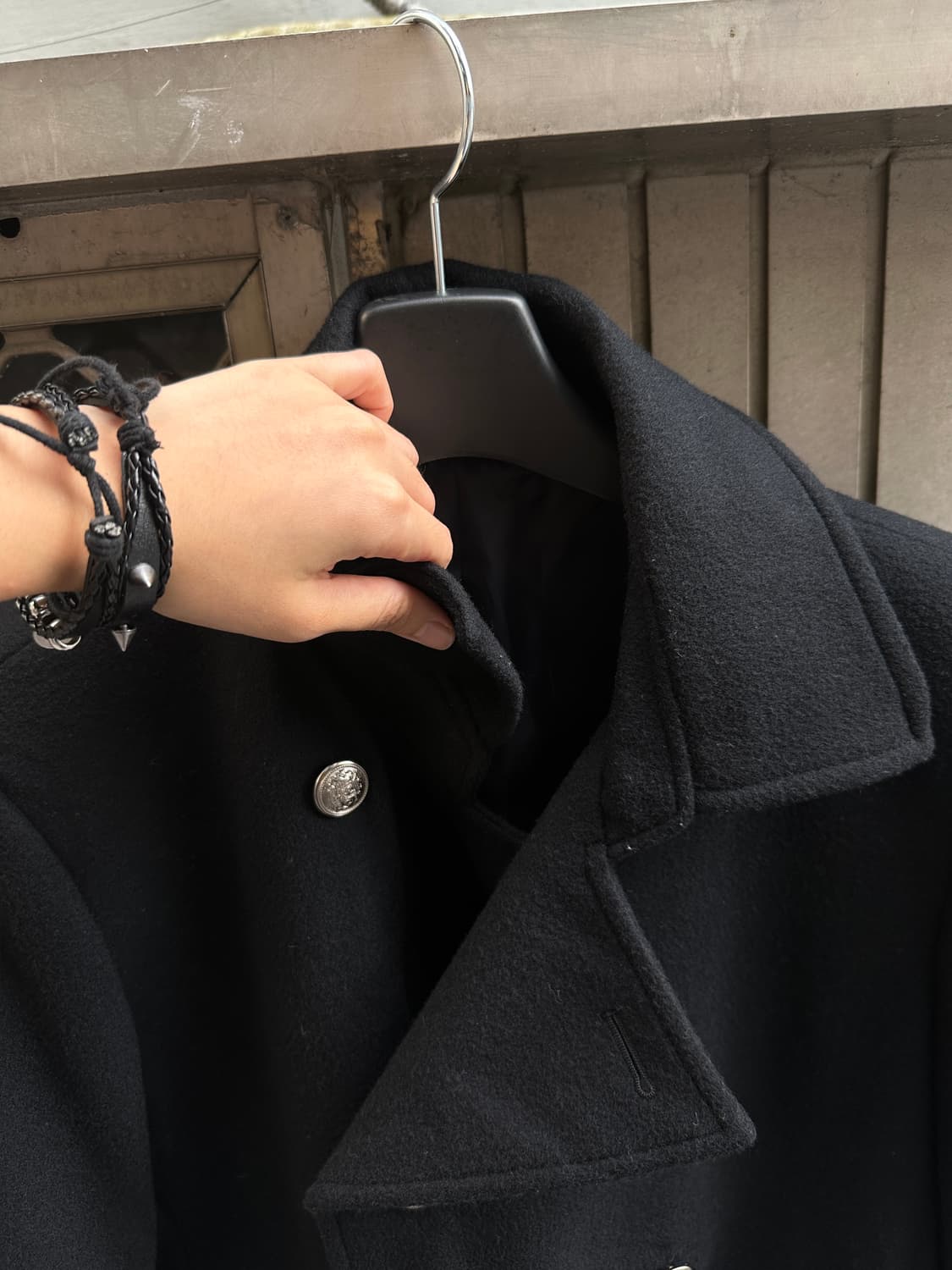 ISETAN  double silver button coat 상품이미지4