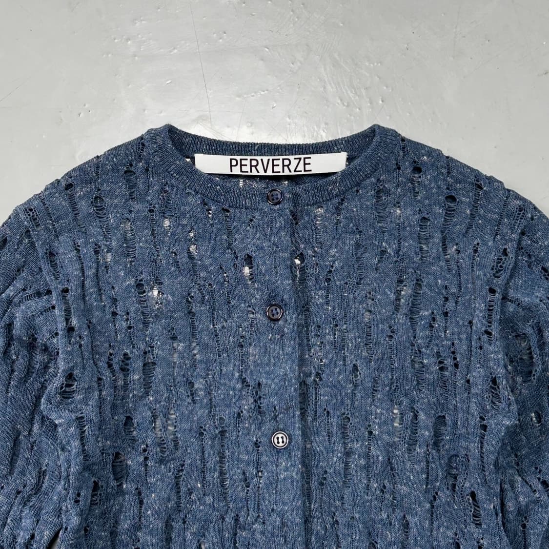 새상품) 퍼버즈 크래쉬 니트 가디건 상품이미지3