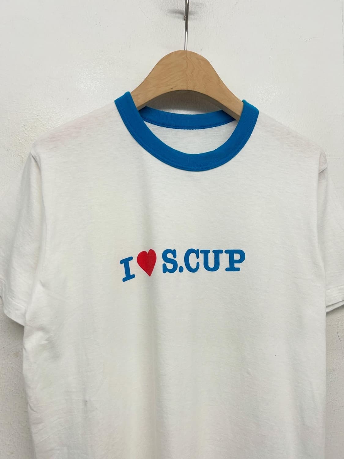 I LOVE S-CUP 빈티지 티셔츠 상품이미지1