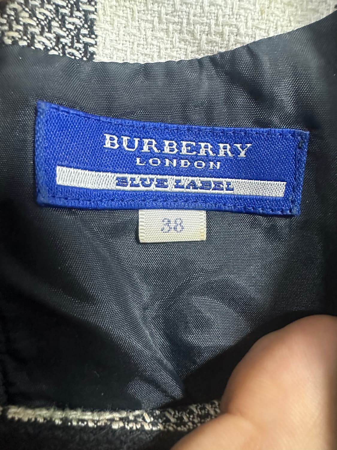 버버리 블루라벨 체크 원피스 상품이미지3