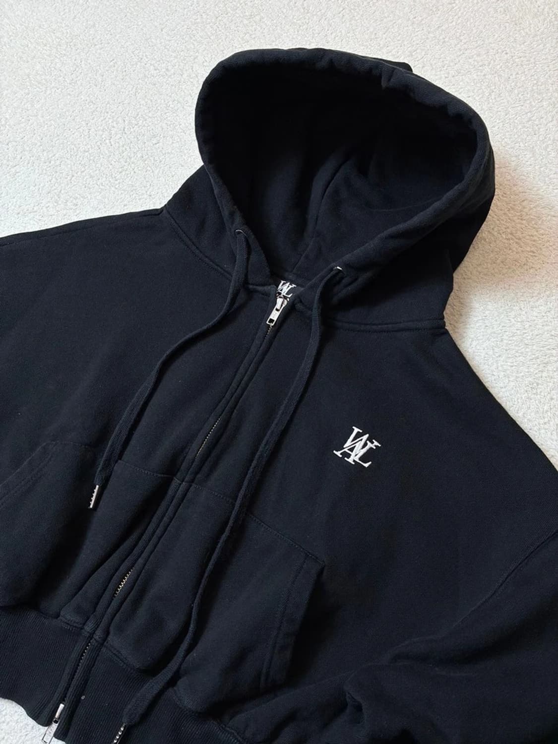 우알롱 21FW 투웨이 시그니처 크롭 후드 집업 PN6959 상품이미지3