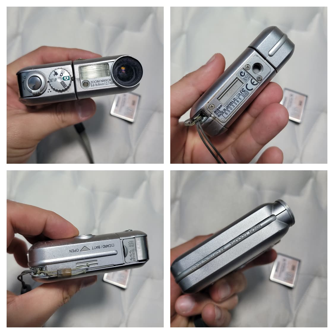 니콘 sq 디지털 카메라 + 16MB cf메모리카드 상품이미지4