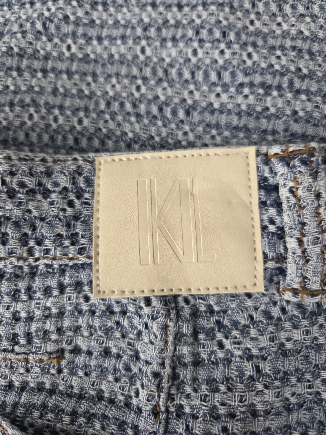 칼라거펠트 파리 텍스처 스커트 상품이미지6