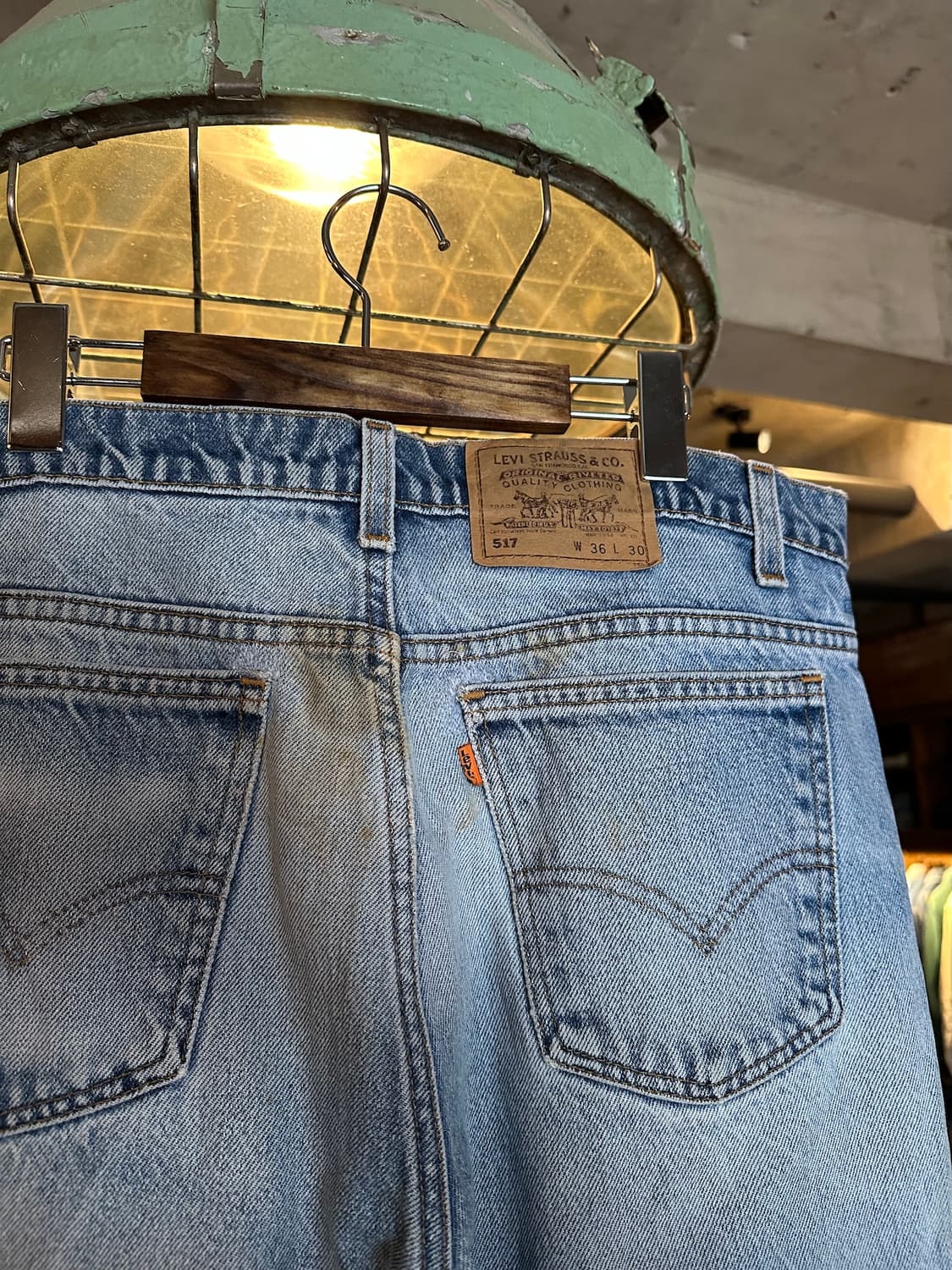 90s USA Levis 517 Boot Cut Denim Pants 상품이미지6