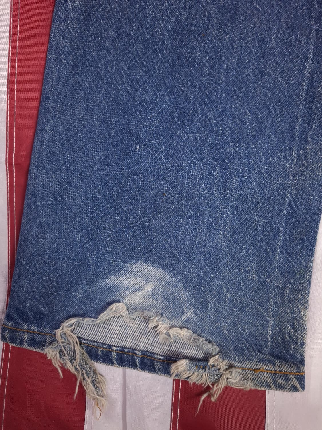 오리지날 80's 미국제조 리바이스 오렌지탭 517 부츠컷 데님진 상품이미지8