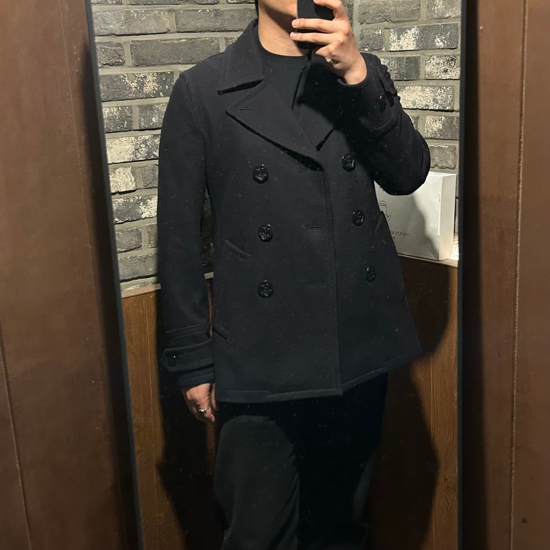 S) 폴스미스 해군 피코트 자켓 다크네이비 상품이미지8