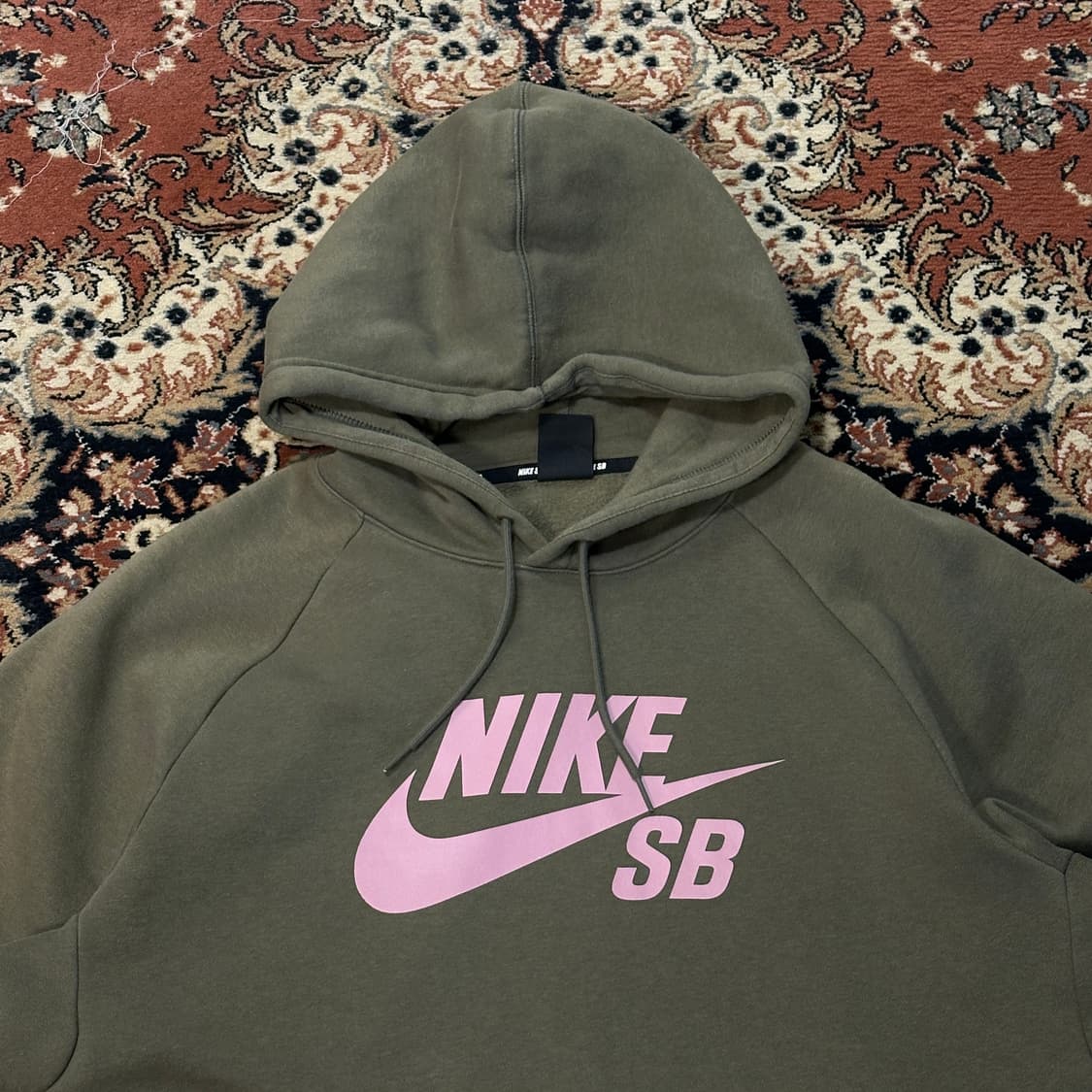 나이키 SB 후드티 카키 말차 (2XL) 딸기우유 상품이미지2