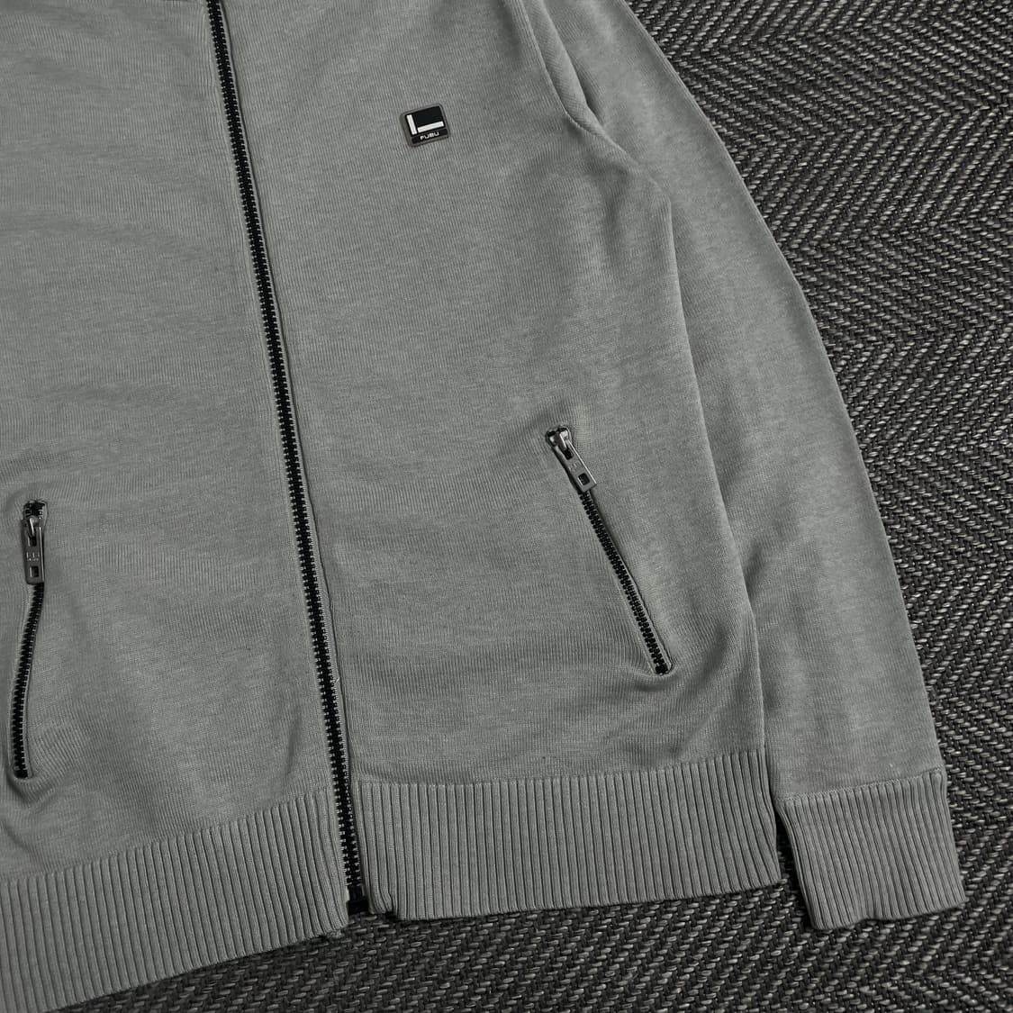 00s 후부 올드스쿨 빅로고 니트 집업o 3710 상품이미지3