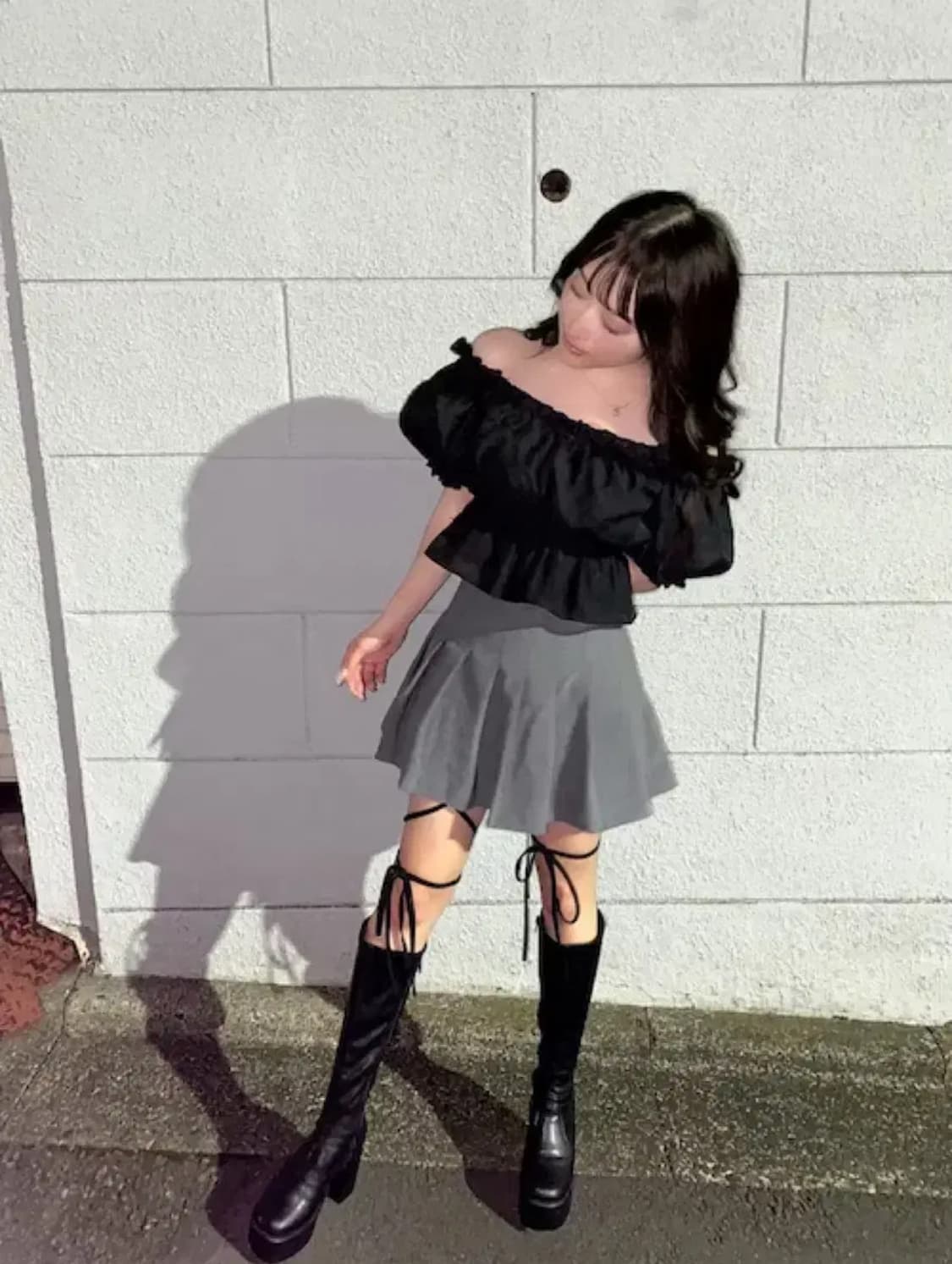 Lovehunter 러브헌터 스퀘어토 스트레치 롱부츠 통굽 상품이미지4