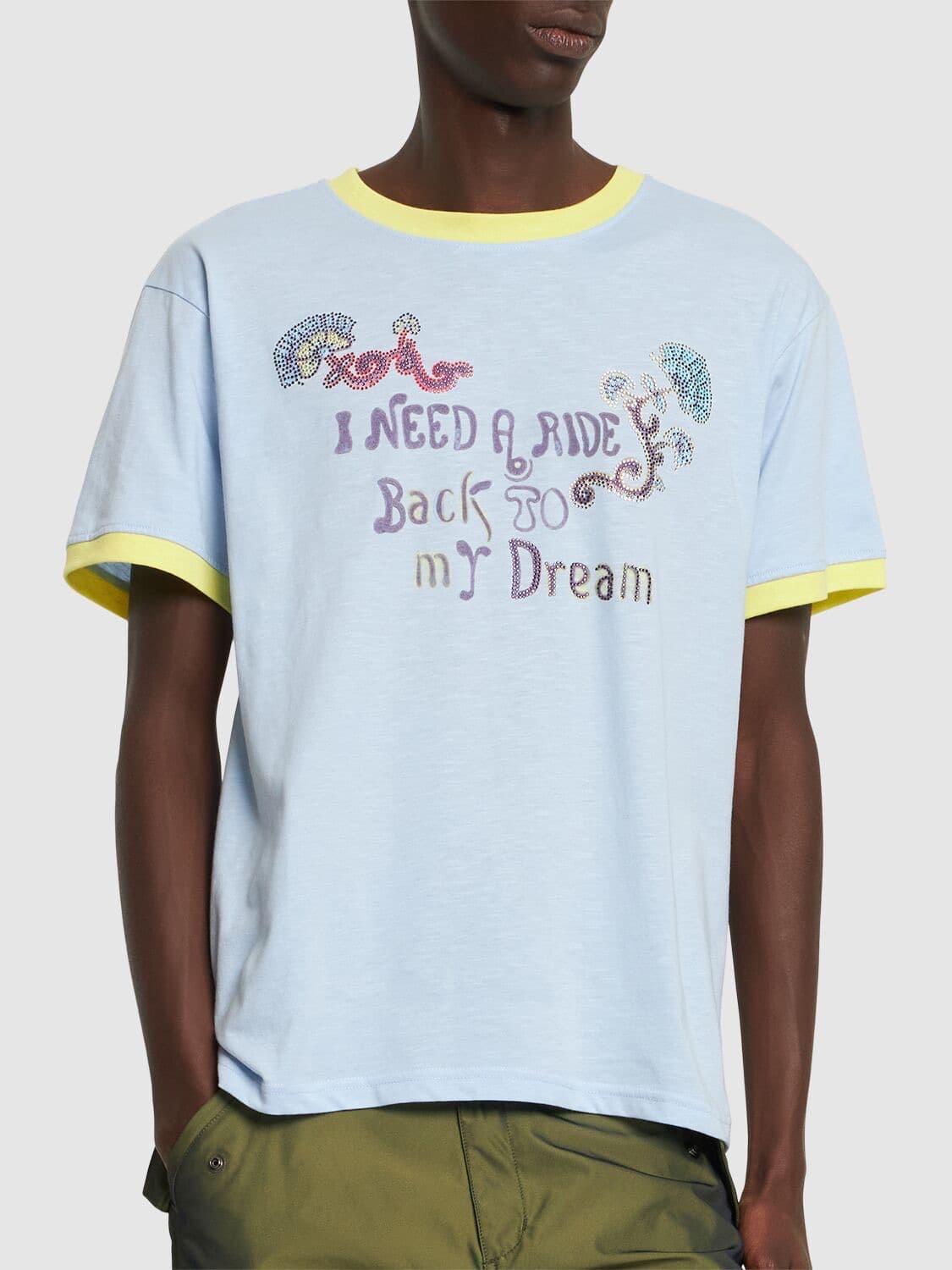 블루마블 라인스톤 반팔티 상품이미지4