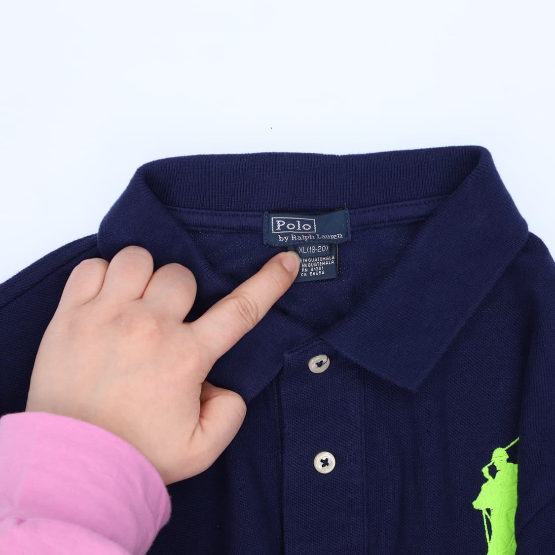XL 폴로 키즈 여성 빅포니 카라 반팔 0223M2 상품이미지3