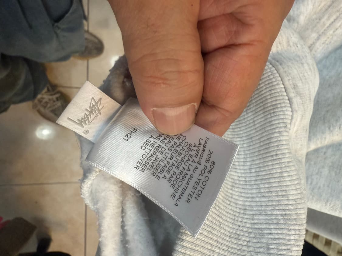 95 정품 스투시 월드투어 애쉬헤더 후드티 팝니다 상품이미지6